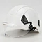 construction helmet with visor